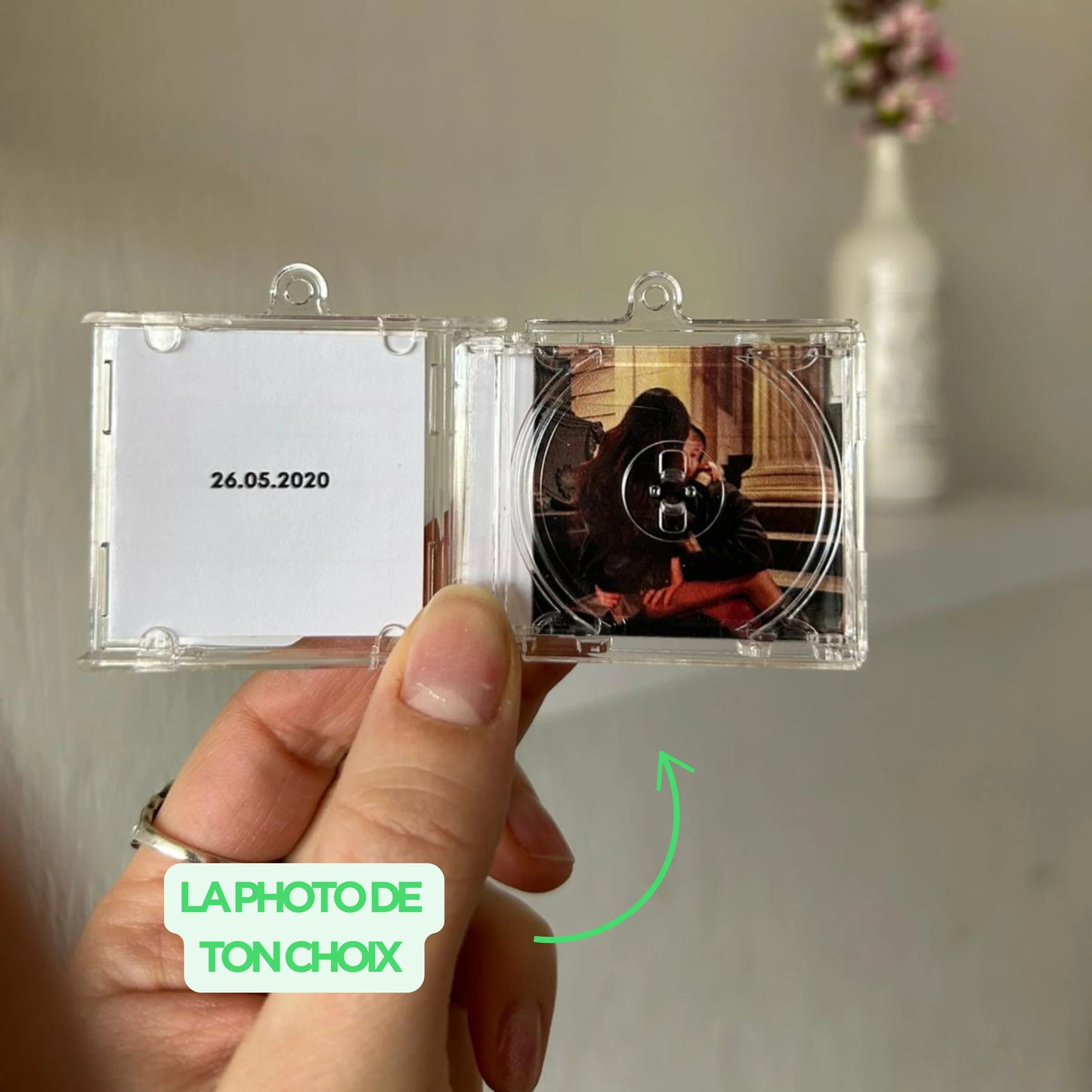 Porte clé personnalisé connecté - St Valentin