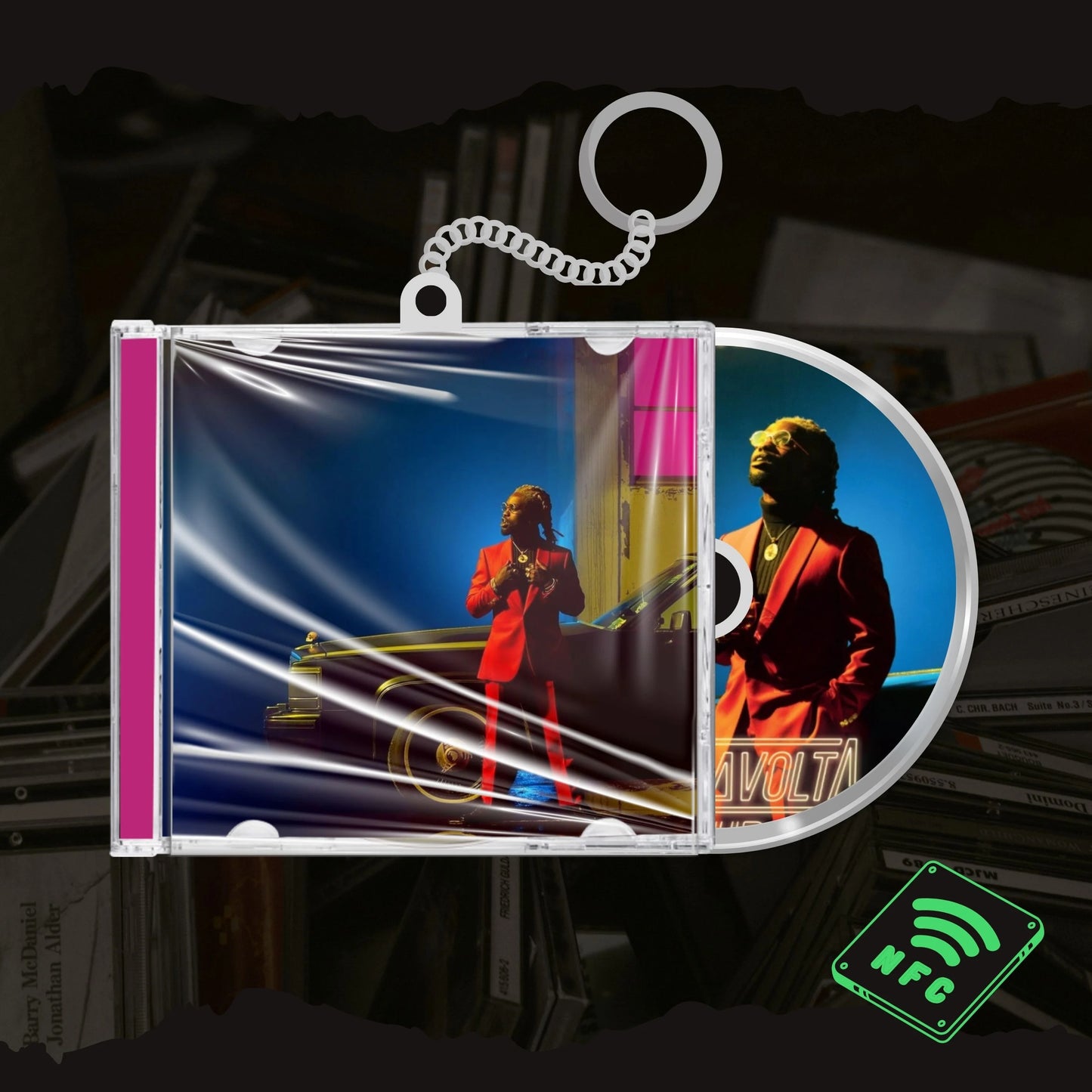 🎧 Porte-Clé NFC Jok'Travolta