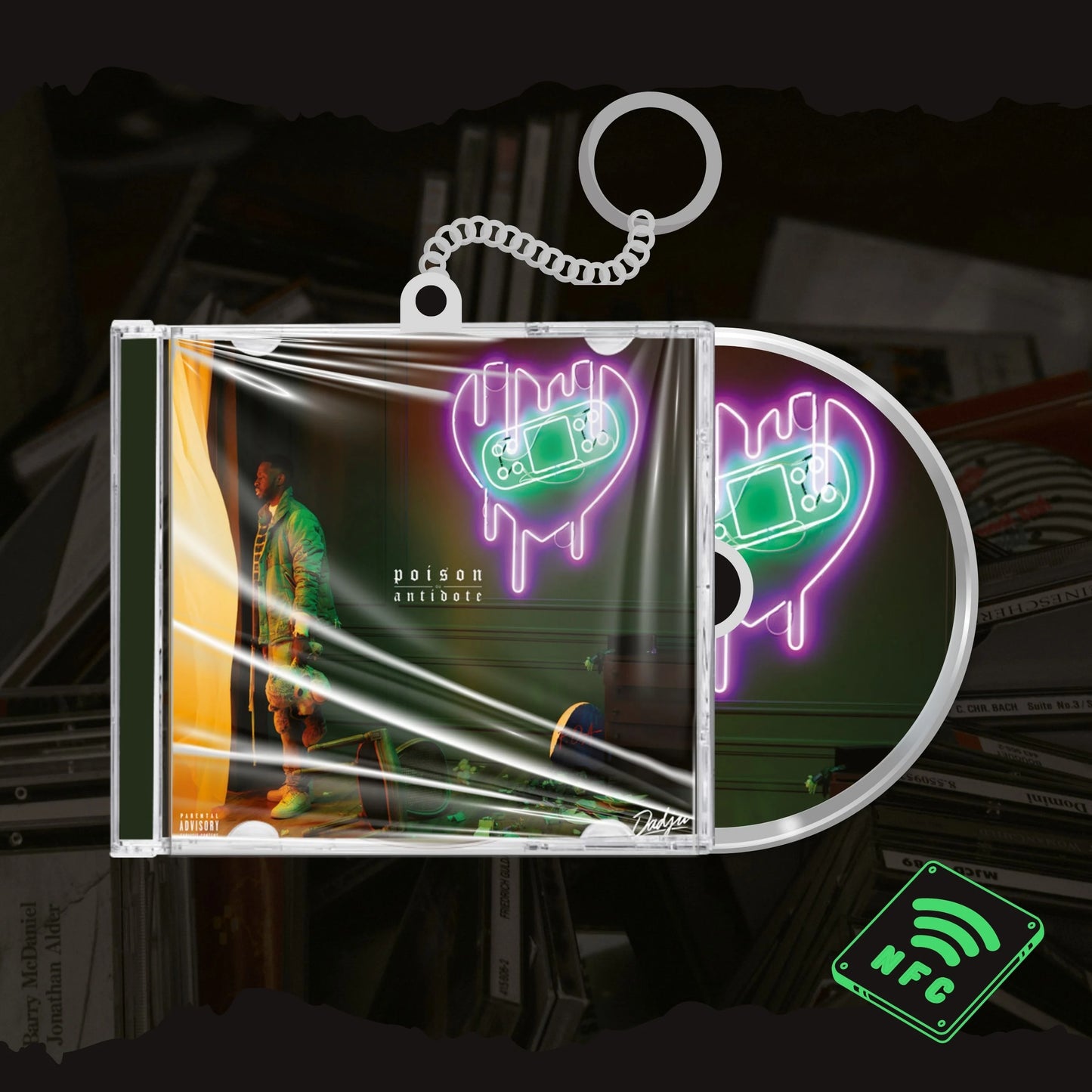 🎧 Porte-Clé NFC Poison ou Antidote