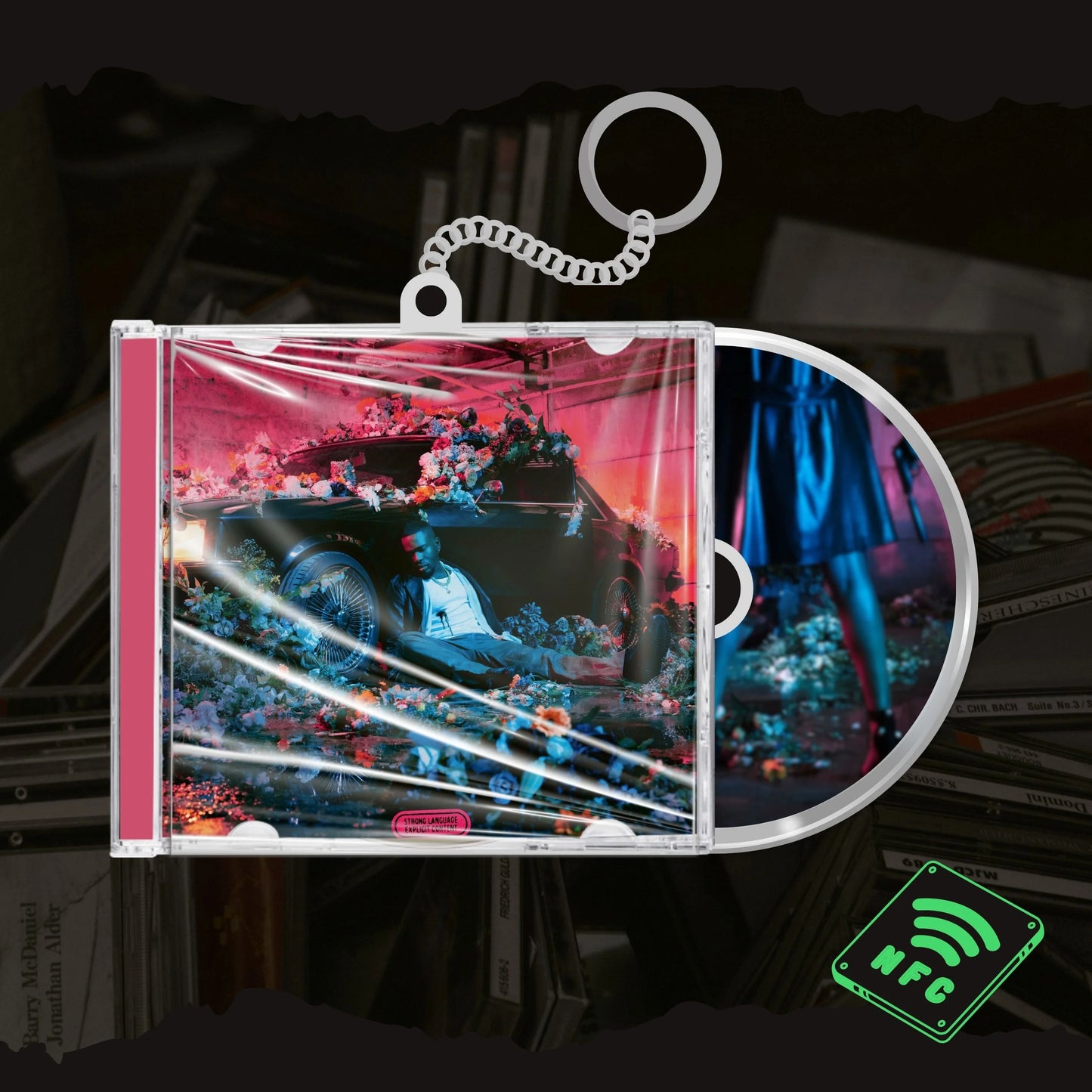 đ§ Porte-ClĂ© NFC Fleur Froide