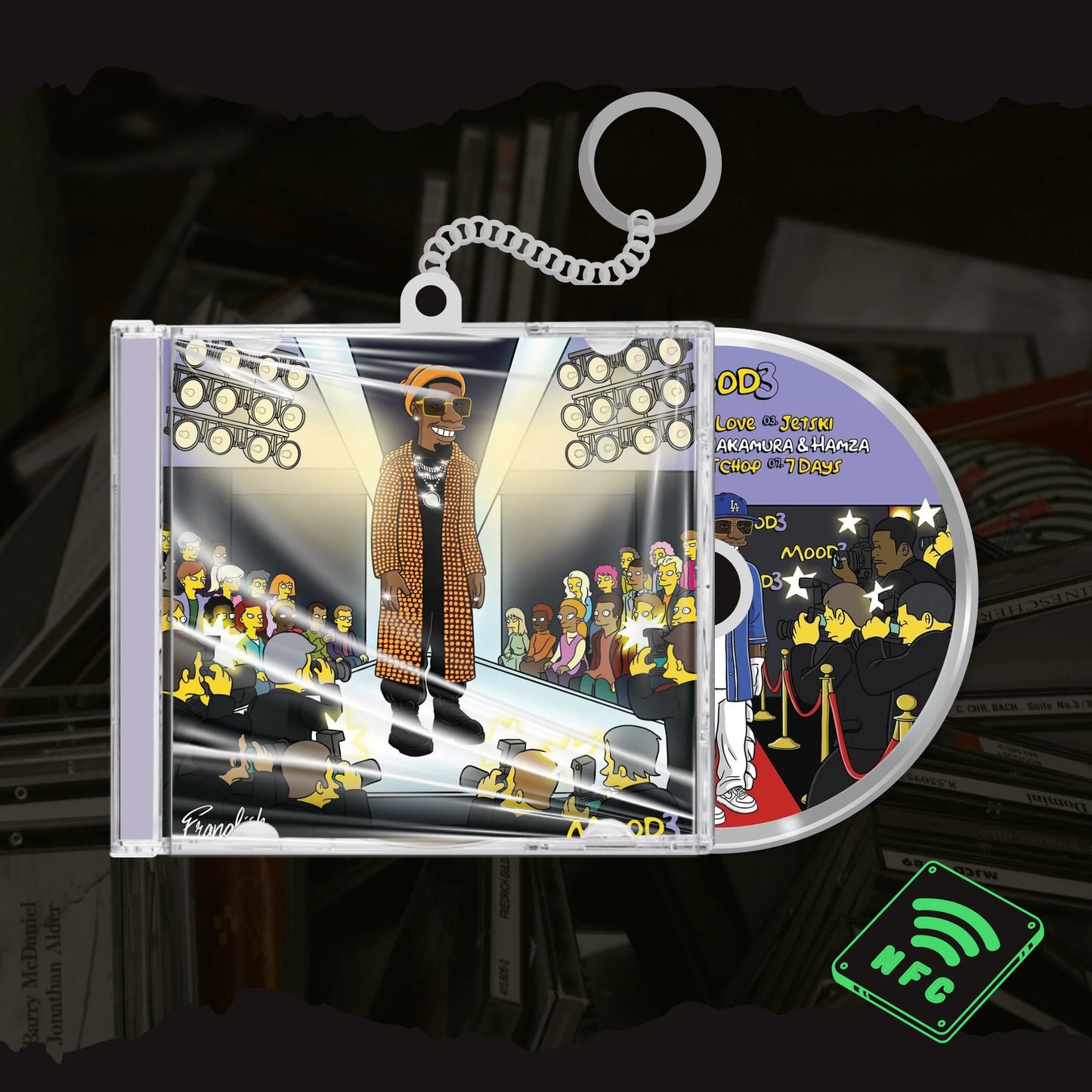 🎧 Porte-Clé NFC Mood 3