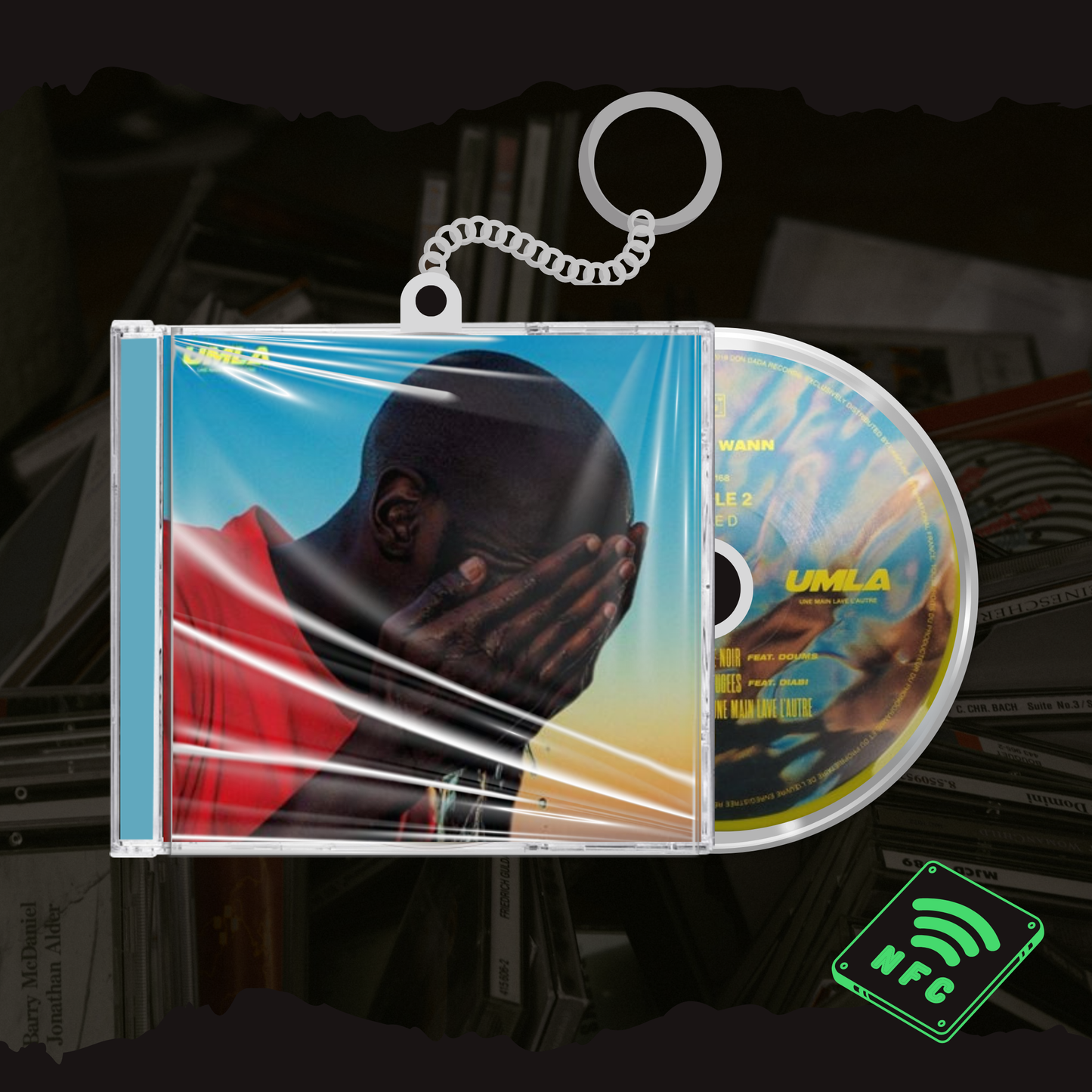 🎧 Porte-Clé NFC Une Main Lave L'autre