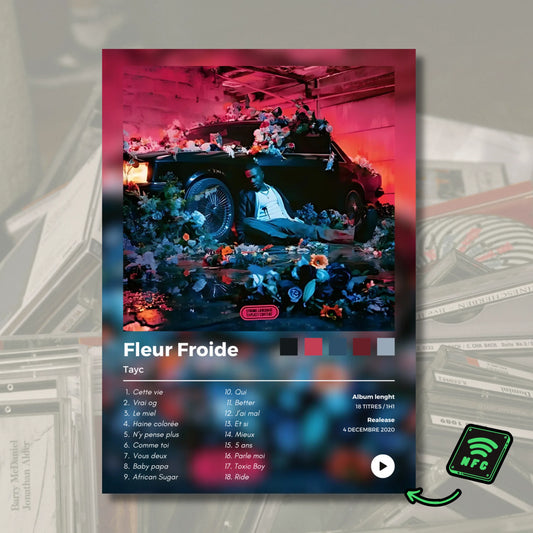 🖼️ Poster NFC Fleur Froide